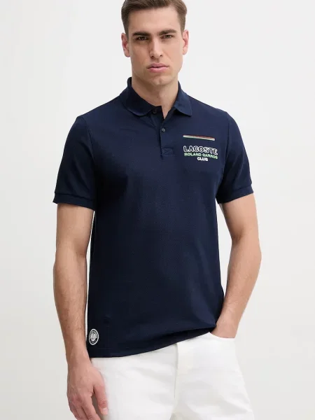 Μπλουζάκι πόλο Lacoste ανδρικό ναυτικό μπλε