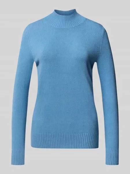 Sweter z dzianiny o kroju regular fit ze stójką Christian Berg Woman