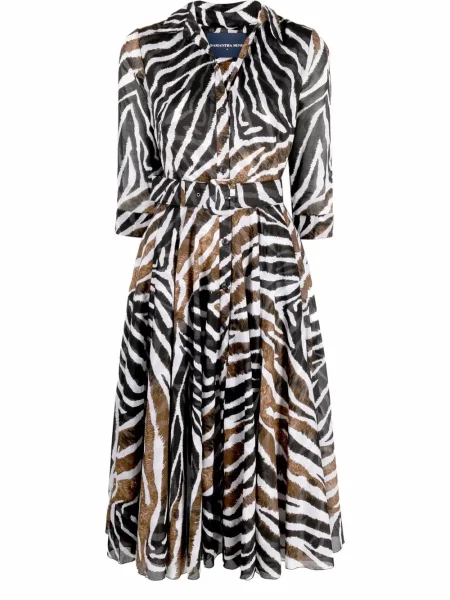 Sukienka koszulowa Samantha Sung garniturowa czarna