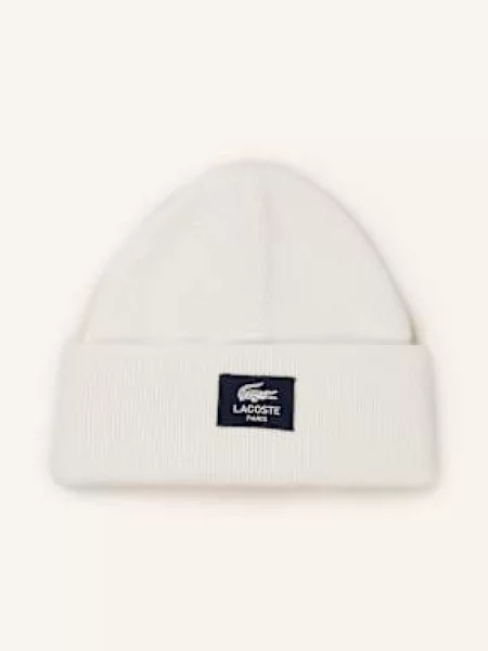 Czapka Lacoste Square Logo czysty biały