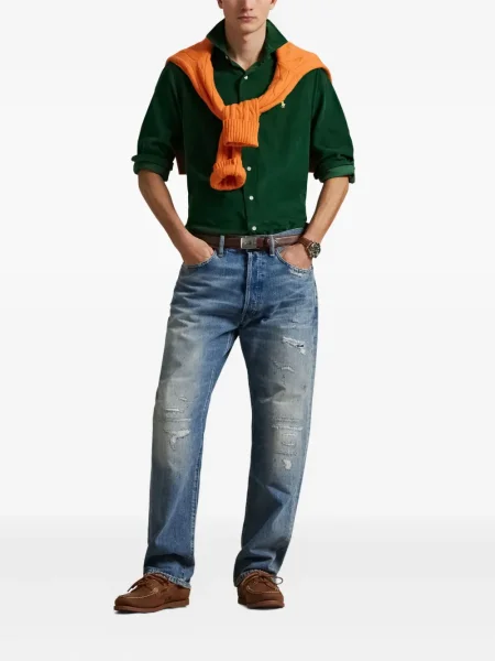 Șapcă Polo Ralph Lauren de mătase cu broderie cu dungi negru