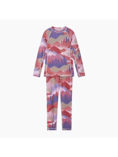 Gyermek termoaktív fehérnemű szett Reima Taitoa grey pink. Méret: 90 szürke