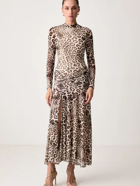 Bardot rochie bej