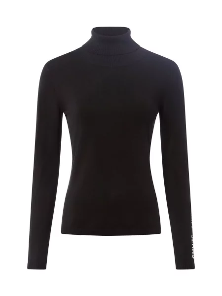 Joop Jeans sweter z golfem Kaisha Kobiety jednolity S czarny