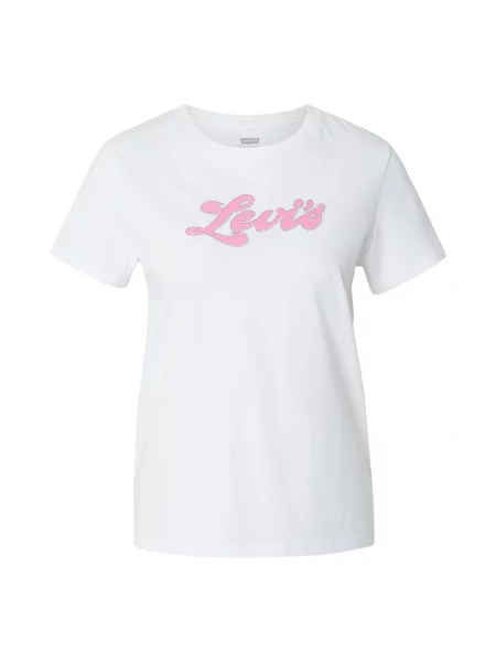 LEVI'S ® Tricou THE PERFECT roz deschis / argintiu alb