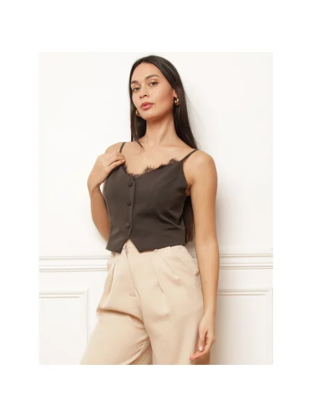 Top La Modeuse smeđa