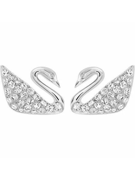 Kolczyki Swarovski szare