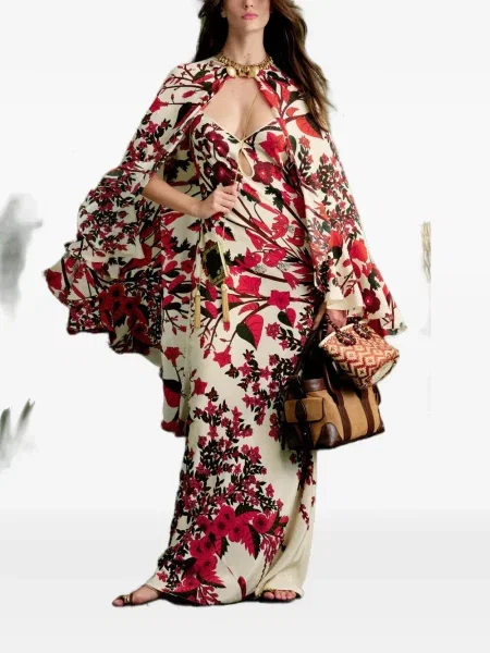 Peleryna Johanna Ortiz w kwiatki