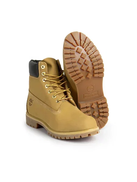 Botki Timberland wodoszczelne skórzane wiązane brązowe