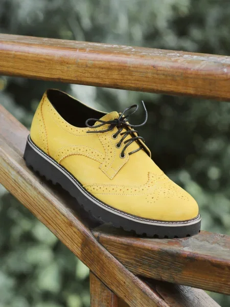 Legessy Броги ONYX_YELLOW_B Шкіра жовтий