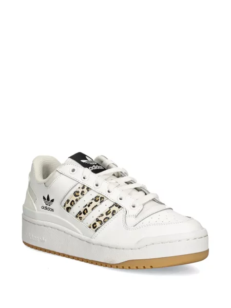 Бягане топ Adidas изрязани с принт бяло