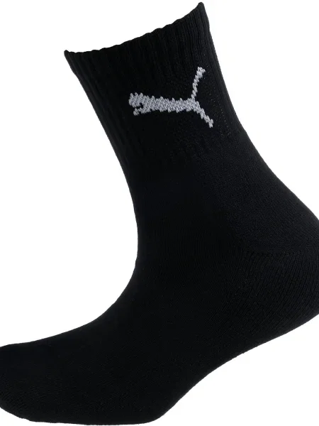 PUMA Športne nogavice črna bela