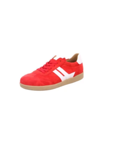 Sneakersy Gabor w jednolitym kolorze czerwone