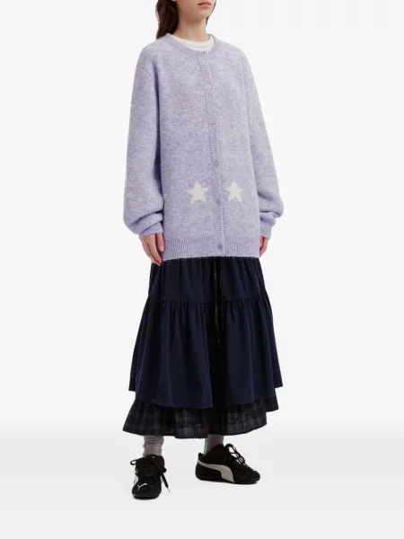 Cardigan Mini Cream violet