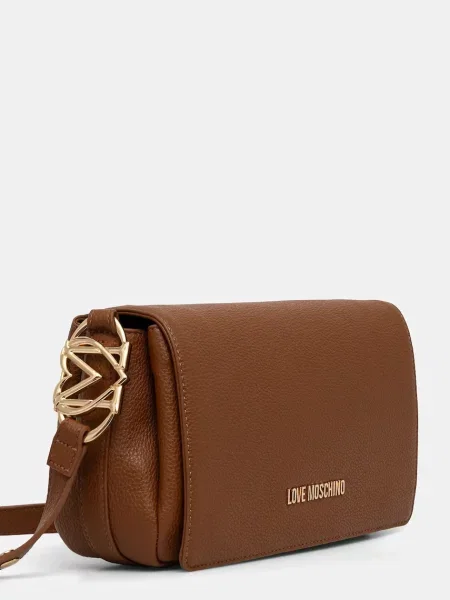 Kabelka LOVE MOSCHINO hnedá