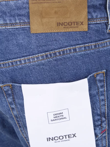 Blugi Incotex albastru