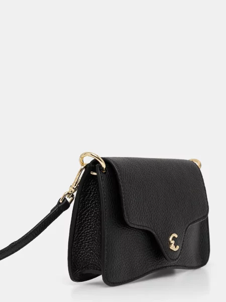 Coccinelle geantă de piele negru