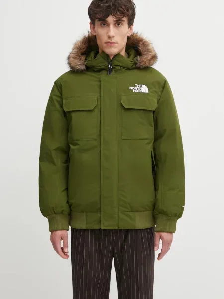 The North Face geacă de puf Mcmurdo Bomber de iarnă verde