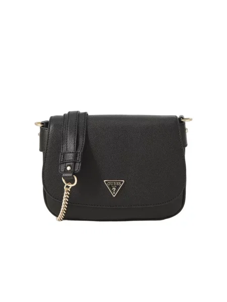 GUESS Geantă de umăr Silvye Bucket' negru