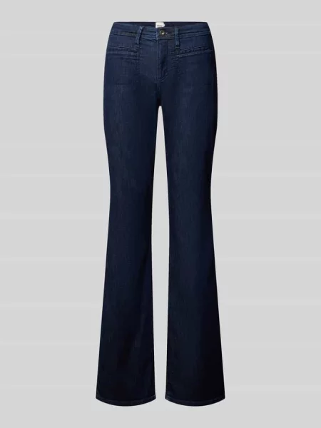 Jeansy w kroju bootcut z mieszanki bawełny model SHAKIRA' Brax niebieskie