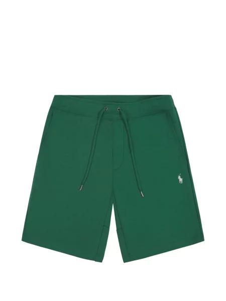 Плетени шорти Polo Ralph Lauren бродирани синьо