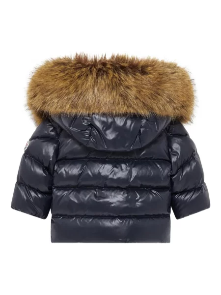 Dětska péřová bunda Moncler Enfant černá
