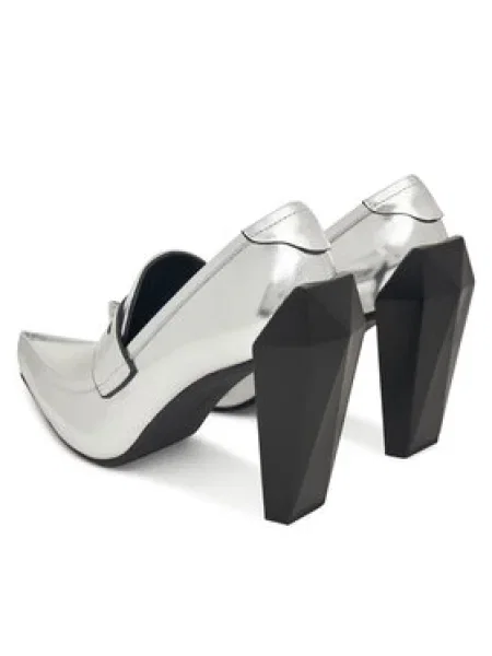 United Nude Félcipő Gem Loafer Hi ezüst