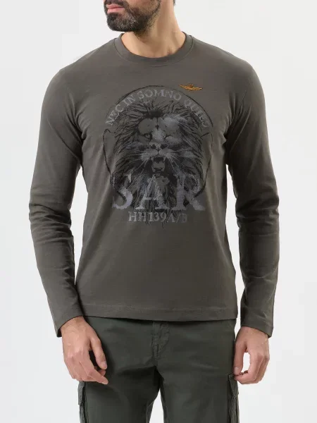 Лонгслив Aeronautica Militare зеленый