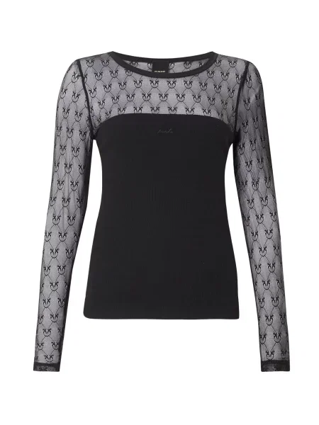 PINKO Tricou VIOLINISTA' negru