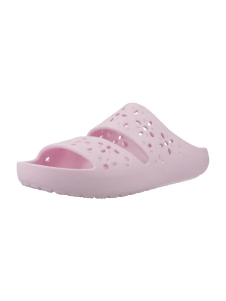 Pantofi Crocs cu model floral clasici roz