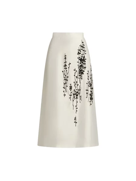 Haftowana spódnica Kiton biała