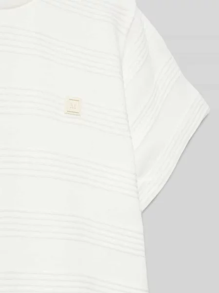 T-shirt z naszywką z logo Mayoral biała