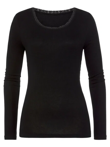 LASCANA Tricou negru