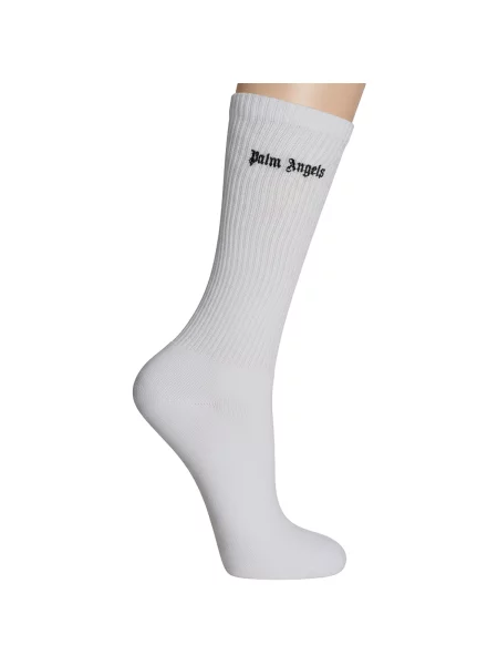 Șosete Palm Angels cu broderie alb