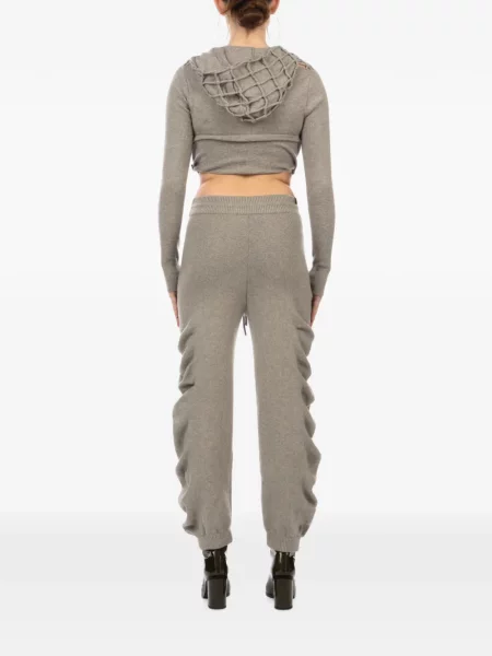 Pantaloni Isa Boulder cu volane alergare gri