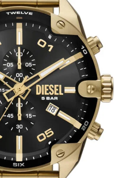 Diesel Karóra Spiked Arany sárga