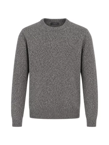 Pulover Slowear cu decolteu rotund gri