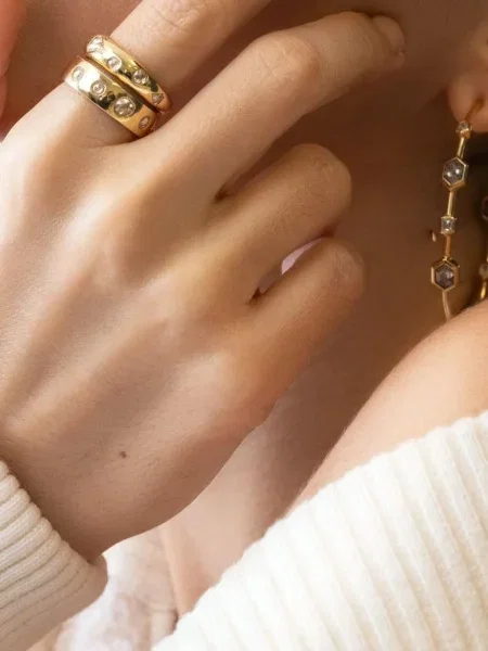 Pierścionek Nimo With Love żółty