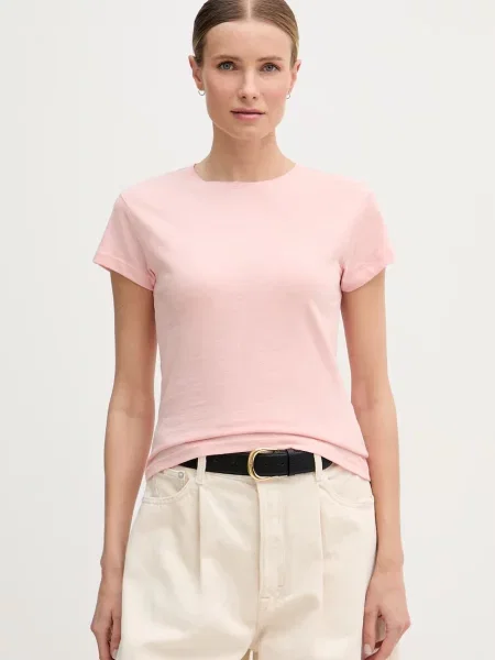 Tommy Hilfiger basic tričko růžové