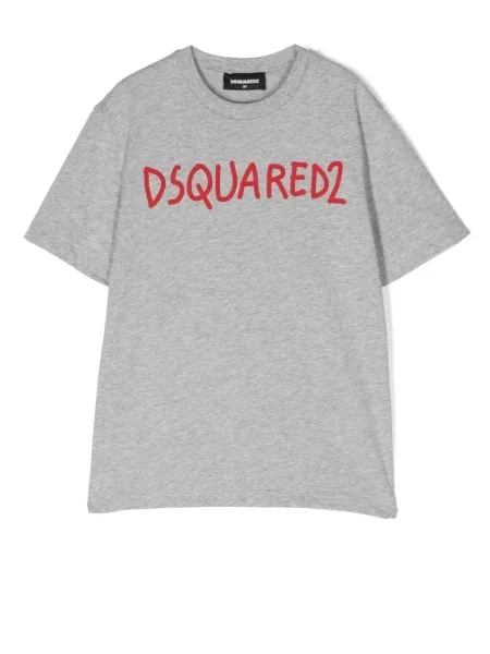 Koszulka dziecięca Dsquared2 szara