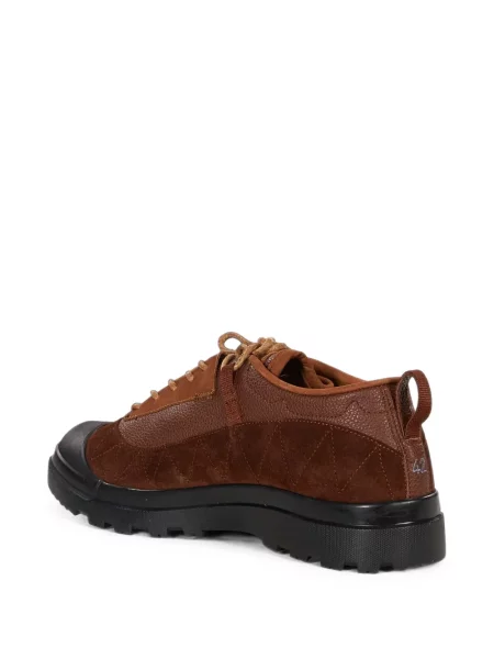 Sneakerși Ranra din piele maro