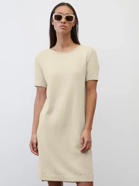 Marc O’Polo Сукня міді без підкладки бежевий