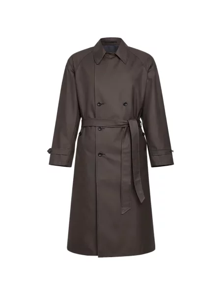 Palton Giorgio Armani cu două rânduri de nasturi maro