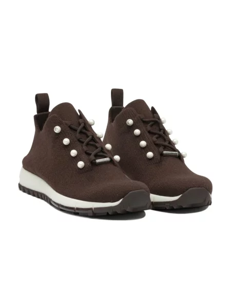 Sneakersy Jimmy Choo brązowe