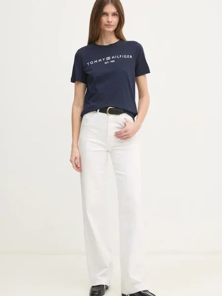 Tommy Hilfiger tričko dámske modrá