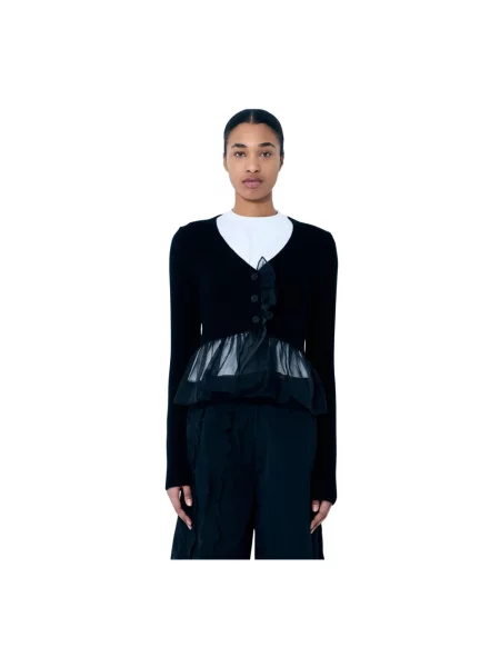 Kardigan Cecilie Bahnsen wełniany czarny