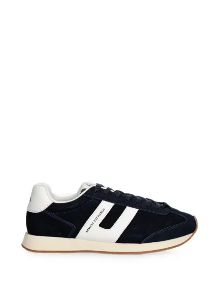 Sneakerși Armani Exchange cu imagine albastru