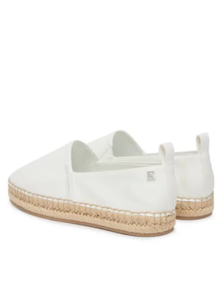 Dámske espadrilky Calvin Klein Oblique Canvas Off White biela