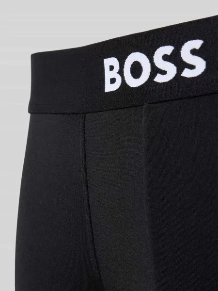 Bokserki Boss z logo czarne