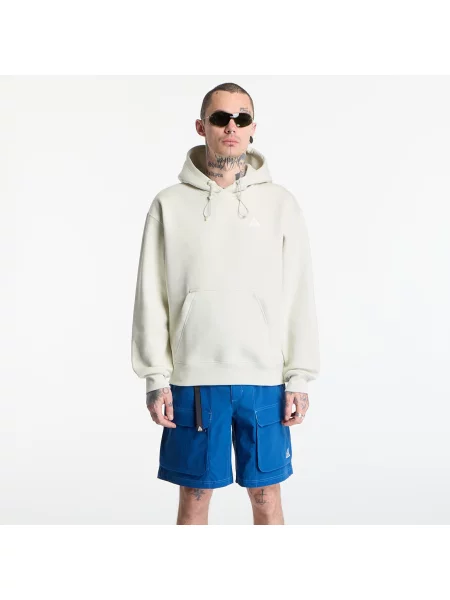 Суитшърт Nike ACG "Tuff Fleece" Pullover Hoodie Sea Glass/ Black Spruce/ Summit White XS бяло